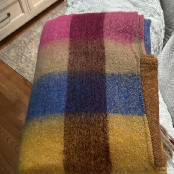 Lane Bryant Relaxed Open-Front Hooded Poncho, One Size in Buffalo Check. NWOT - Picture 14 of 16